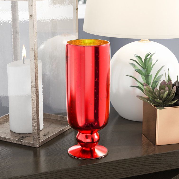 Ebern Designs Glass Tabletop Hurricane Wayfair